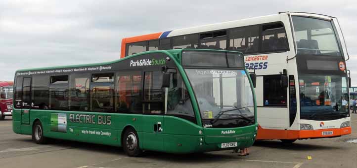 de Courcey Travel Optare Versa electric 1002